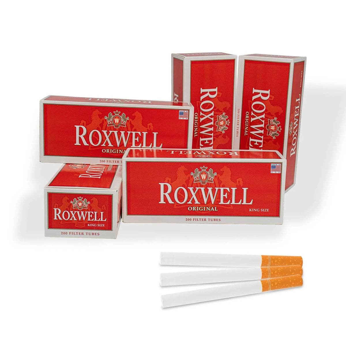 1000 Count King Size Cigarette Tubes - Smooth D - Set of 5 Boxes