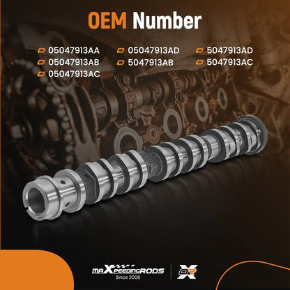 Camshaft for Chrysler Pacifica 3.6L V6 (2017–2023) and Ram 1500 (2019–2024)