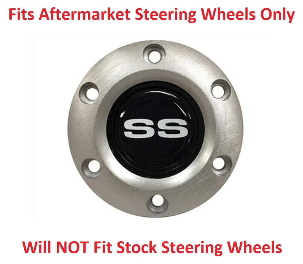 Brushed Steering Wheel Horn Button for Chevrolet SS (2014–2016)