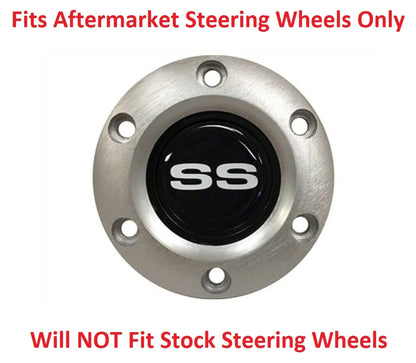 Brushed Steering Wheel Horn Button for Chevrolet SS (2014–2016)