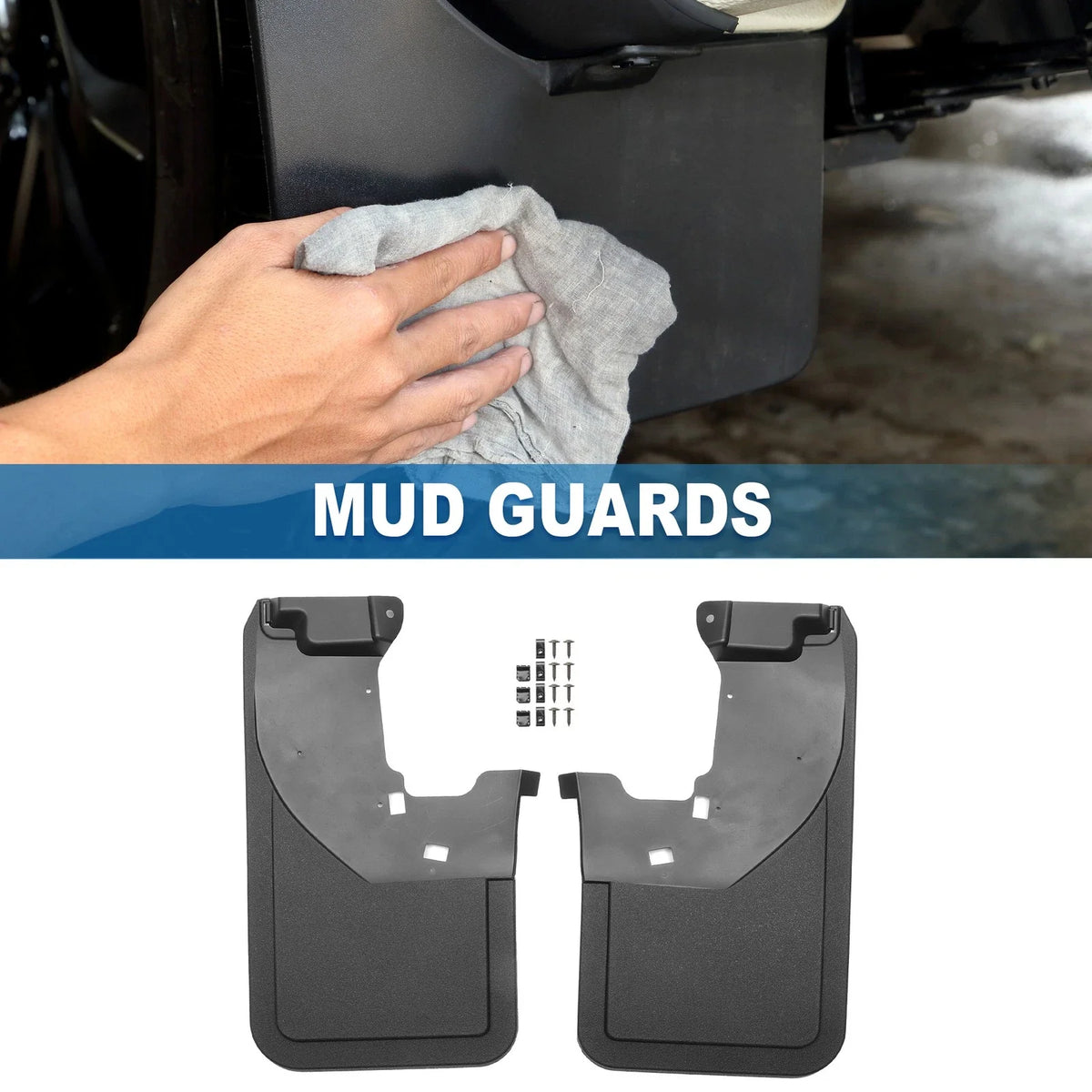 Rear Side Mud Flap Splash Guard for Ford Bronco (2021–2024)