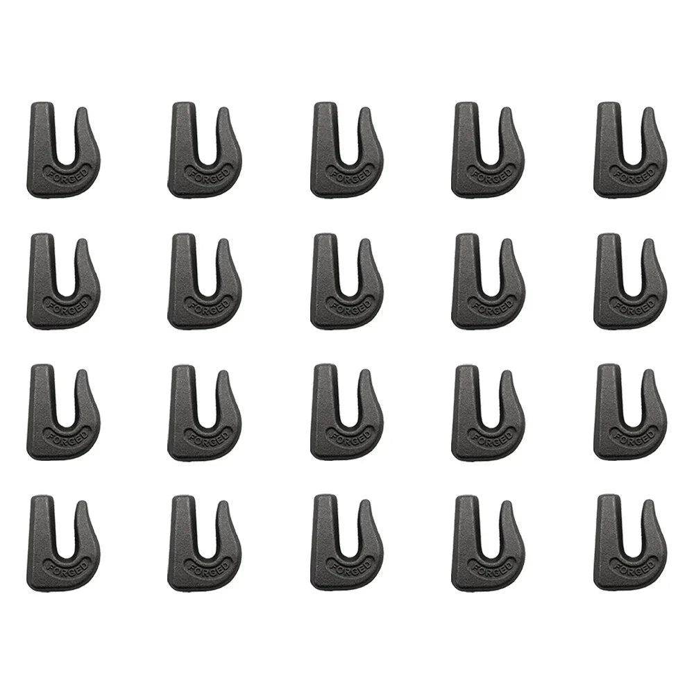 Set of 20 Weld On Grab Chain Hooks 3/8" G70 Wll 6,600 0900104