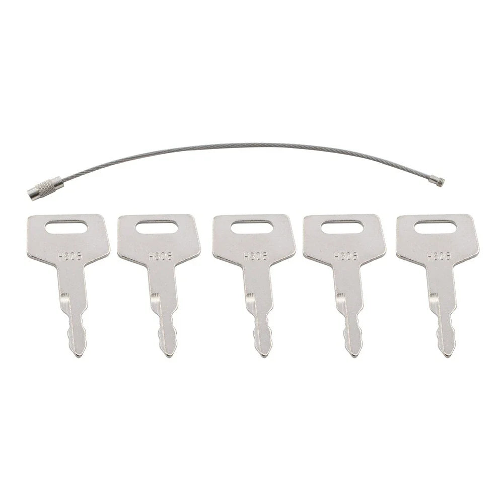 Set of 5 Ignition Keys for Takeuchi 7001-00019 & Gehl 180845