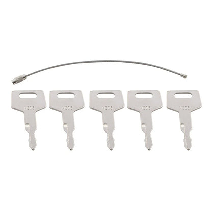 Set of 5 Ignition Keys for Takeuchi 7001-00019 & Gehl 180845