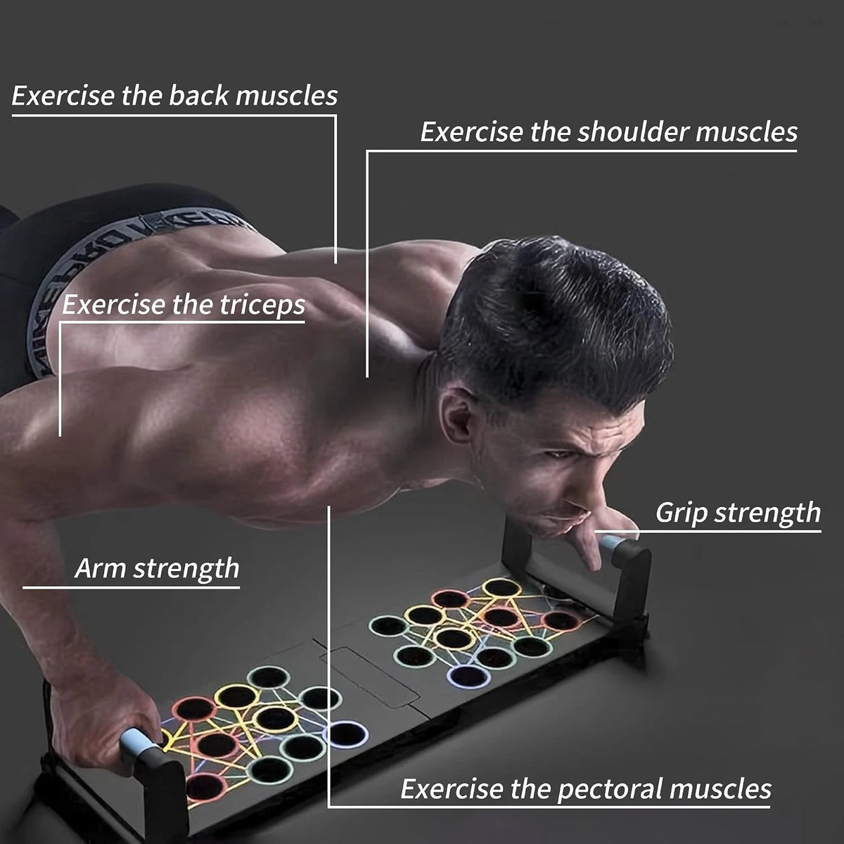 15-in-1 Solid Push Up Board for Home Workout Equipment