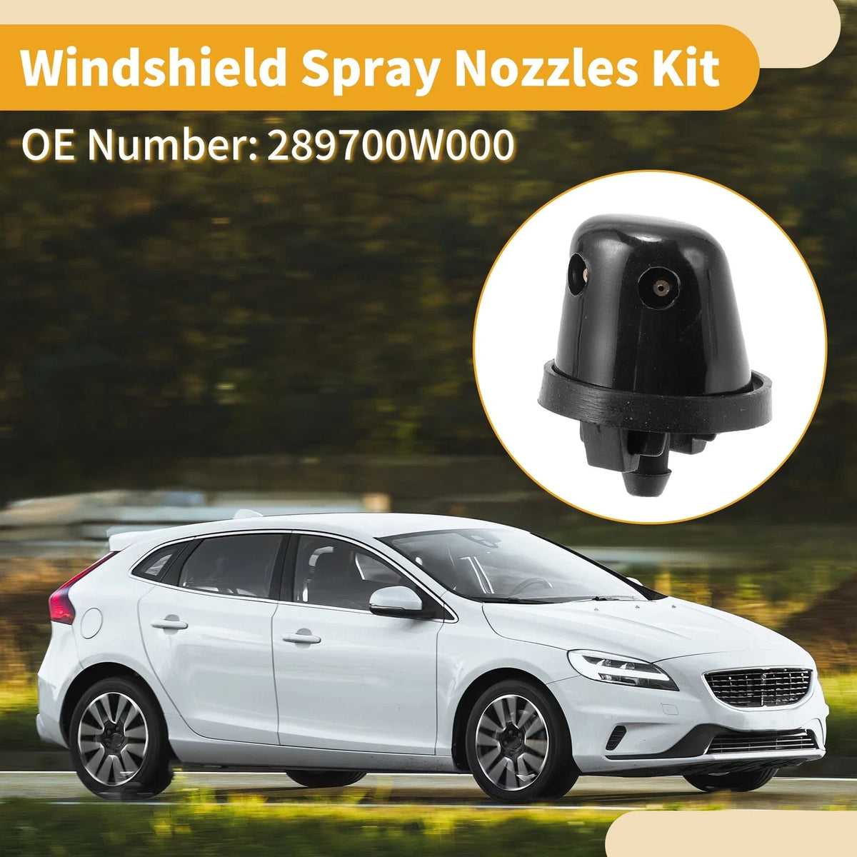Windshield Washer Nozzle Kit for Nissan Xterra (2000–2015) No. 289700W000