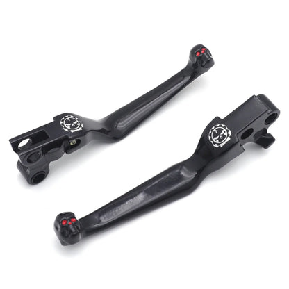 Black Hand Brake Clutch Lever for Harley XR XL Iron 883 1200C Sportster (1996–2014)
