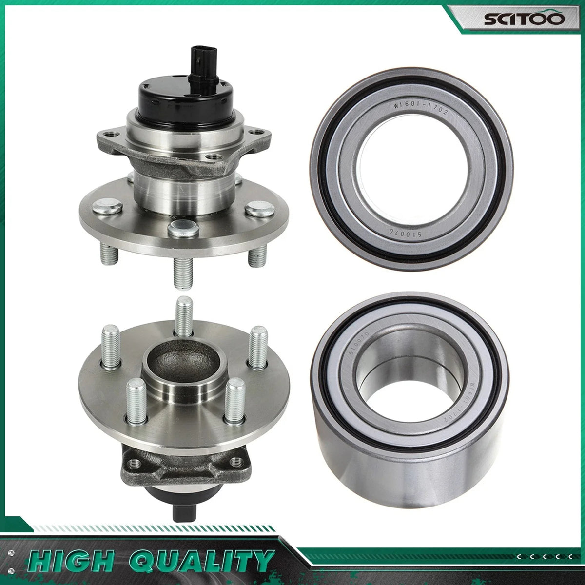 Set of 4 Wheel Hub Bearings for Toyota Celica (2000–2005)