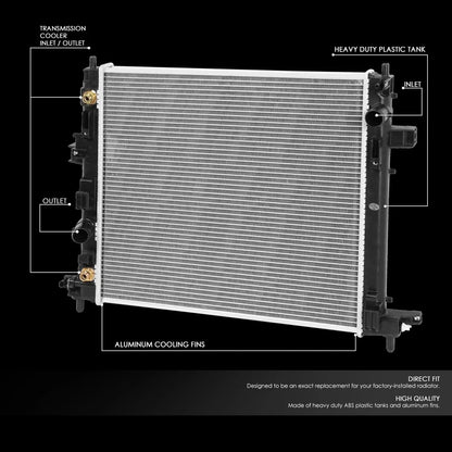 Aluminum Core Replacement Radiator for Cadillac ATS CTS (2013–2015) DPI 13351