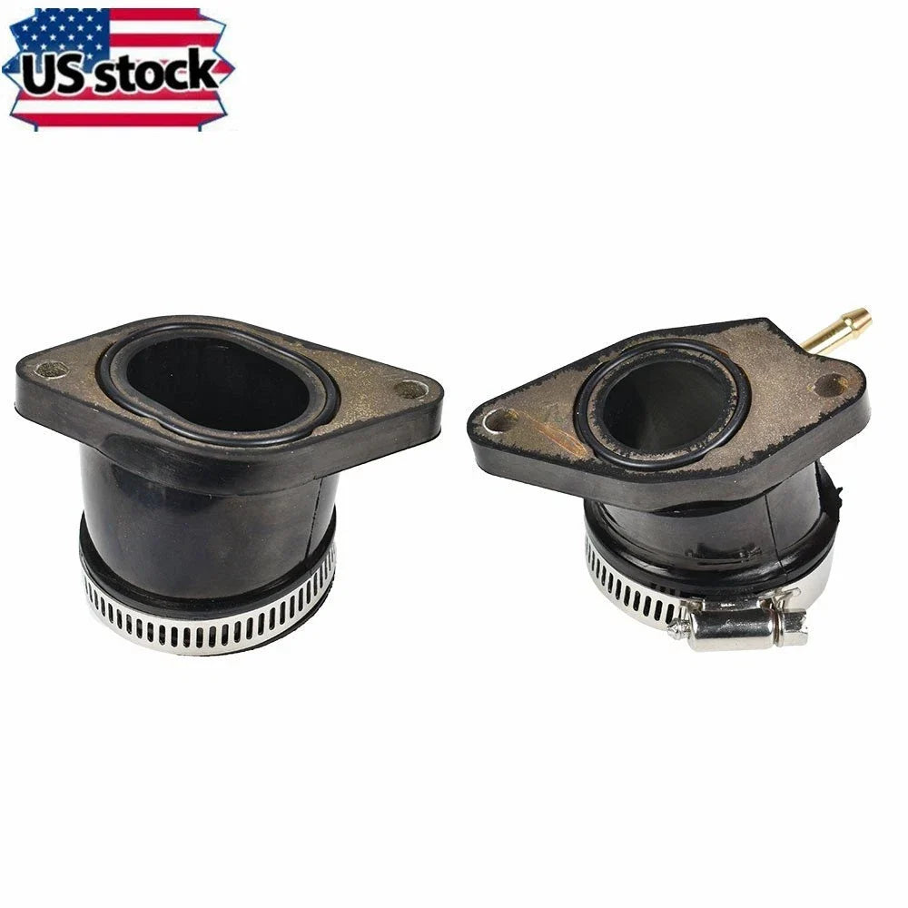 Set of 2 Carburetor Intake Manifold Boots for Yamaha Raptor 660 (2001–2005)