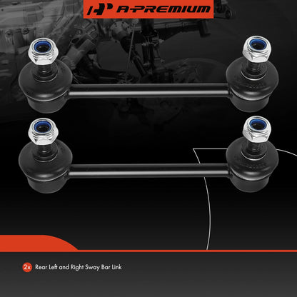 2X Rear Sway Bar Link for Mitsubishi Endeavor (2004–2008, 2010–2011) MR589337, GS80833