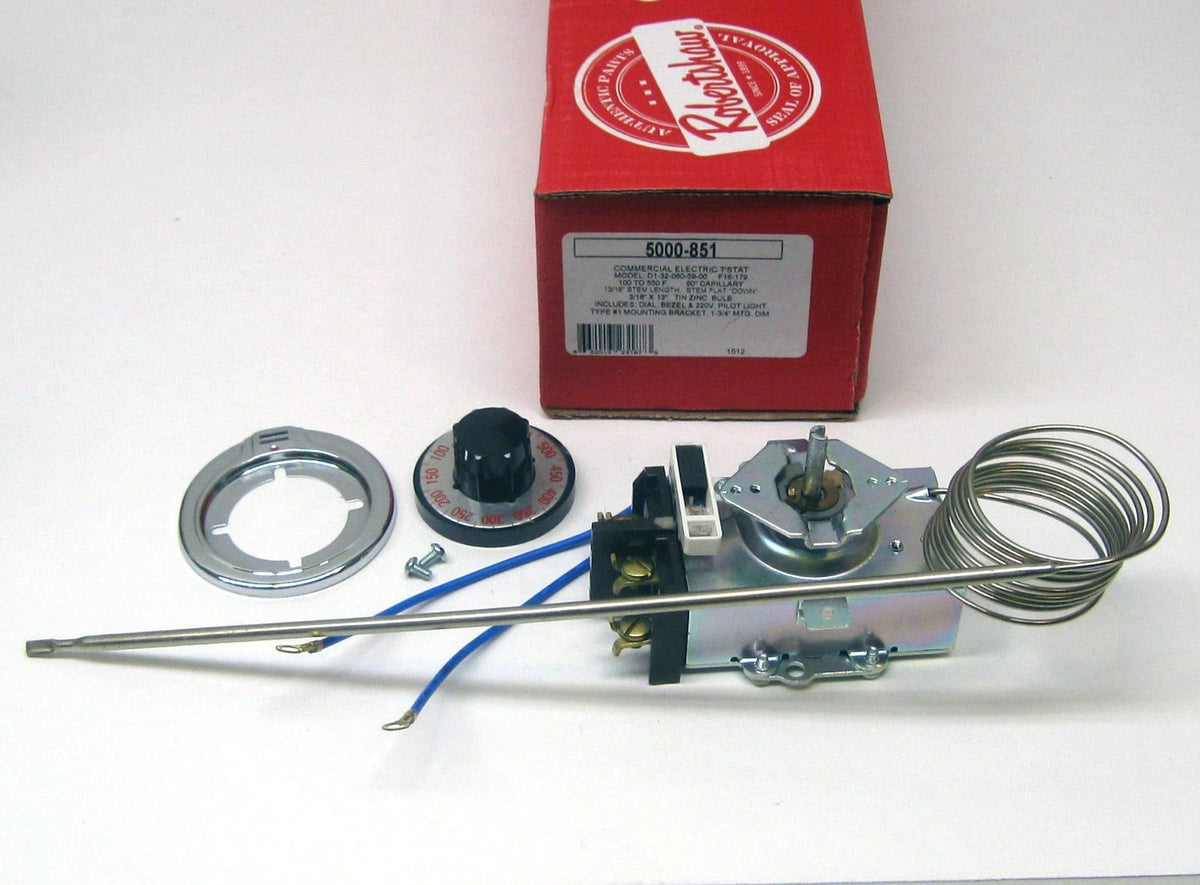 Electric Thermostat for Robertshaw Commercial Cooking Oven (5000-851)