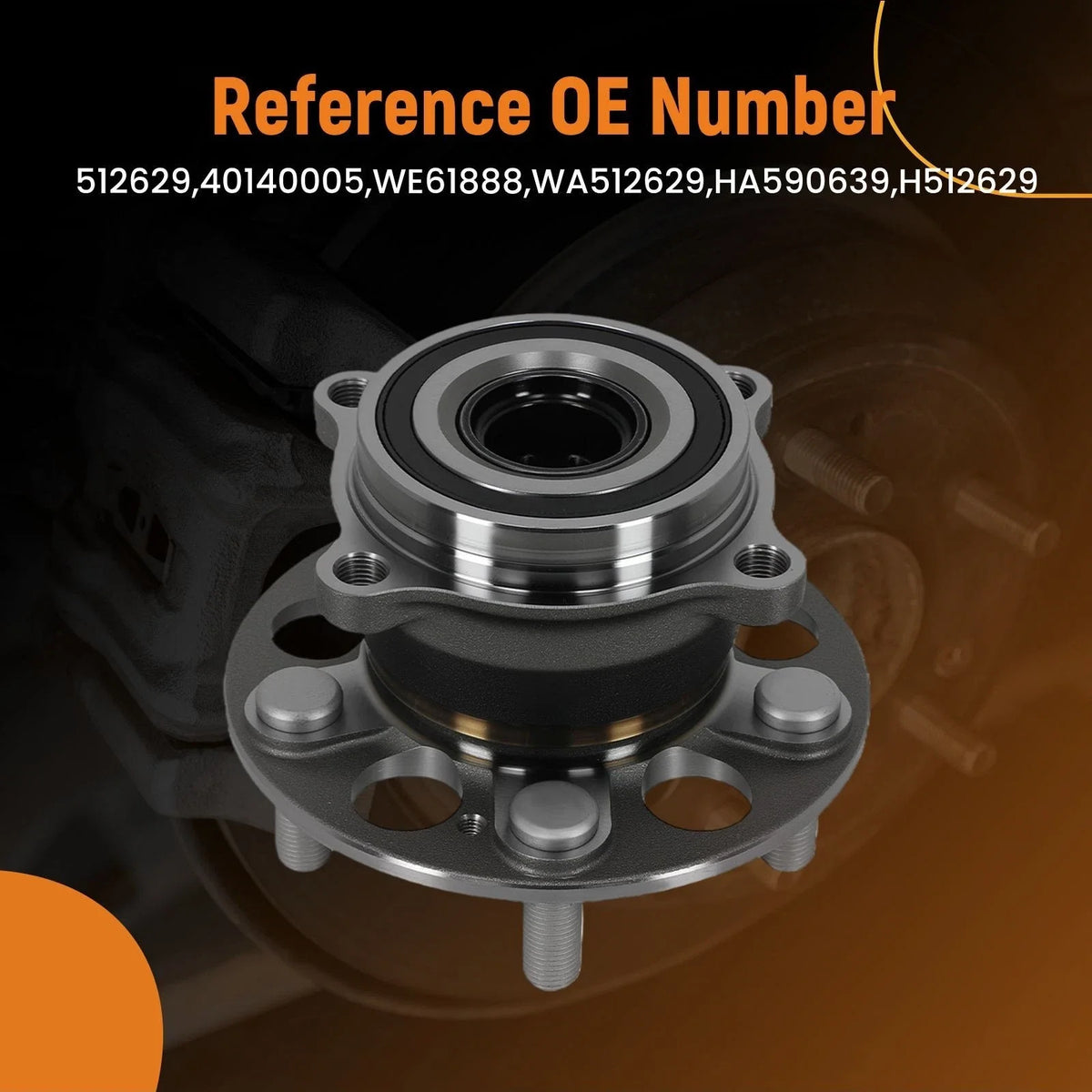 Rear Wheel Bearing Hub for Honda Passport (2019–2023)