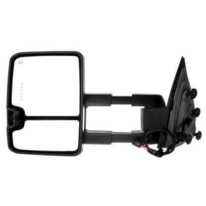 Set of 2 Chrome Power Heated Towing Mirrors for Silverado Sierra (2014–2018)
