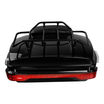 Chopped Trunk Pad Luggage Rack Light for Harley Touring Road Glide (2014–2025)