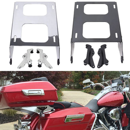 2X Up Mount Luggage Rack w/ Docking Kit for Harley Touring (2014–2024)