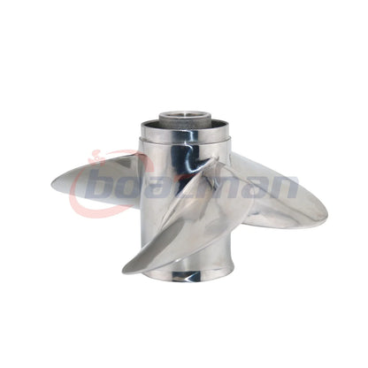 Stainless Steel Propeller 9 7/8x12 for Yamaha 20-30HP + Hardware Kit
