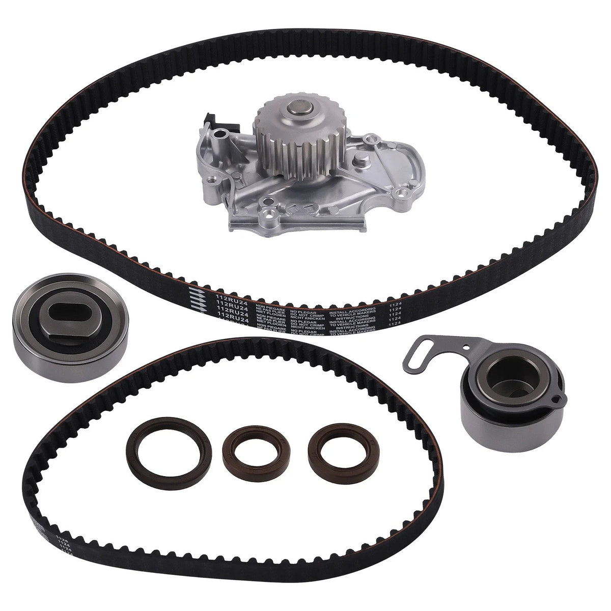 Engine Timing Belt Kit Water Pump for Honda Accord 2.3L L4 (1994–2002)