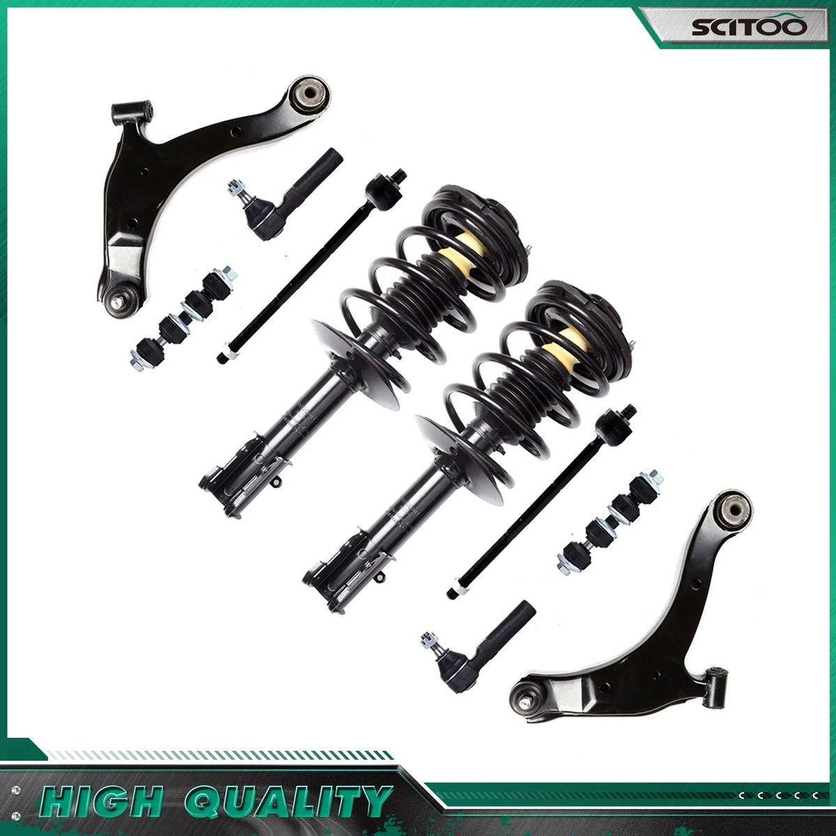 Complete Suspension Kit for PT Cruiser (2001–2010) - Struts, Tie Rod, Sway Bar