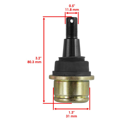 Set of 2 Front Upper Lower Ball Joints for Can-Am Outlander MAX 570 XT (2016–2020) HI3336BJ135JB