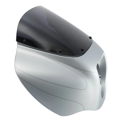 Fairing Windshield for Harley Softail Street Bob (2018–2023) Barracuda Silver Denim