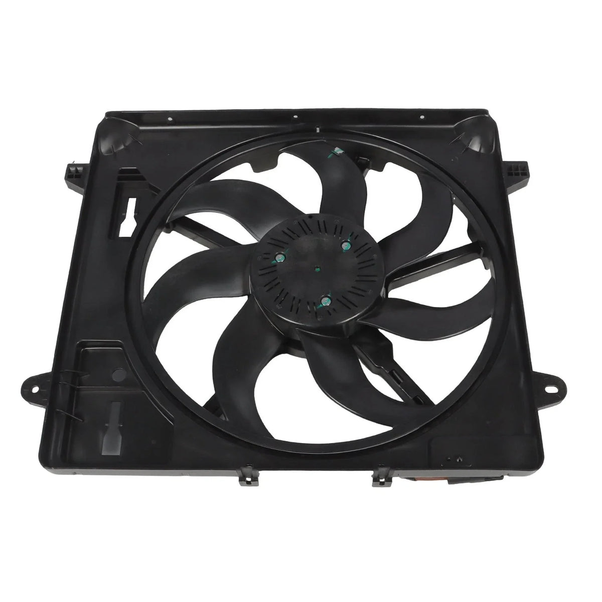 Radiator Cooling Fan Assembly w/ Brushless Motor for Jeep Wrangler (2012–2017)