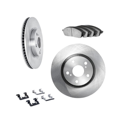 Set of 2 Brake Rotors for Volvo V50 (2005–2011) ALX-PAU-DF-6512-99124-CLA4