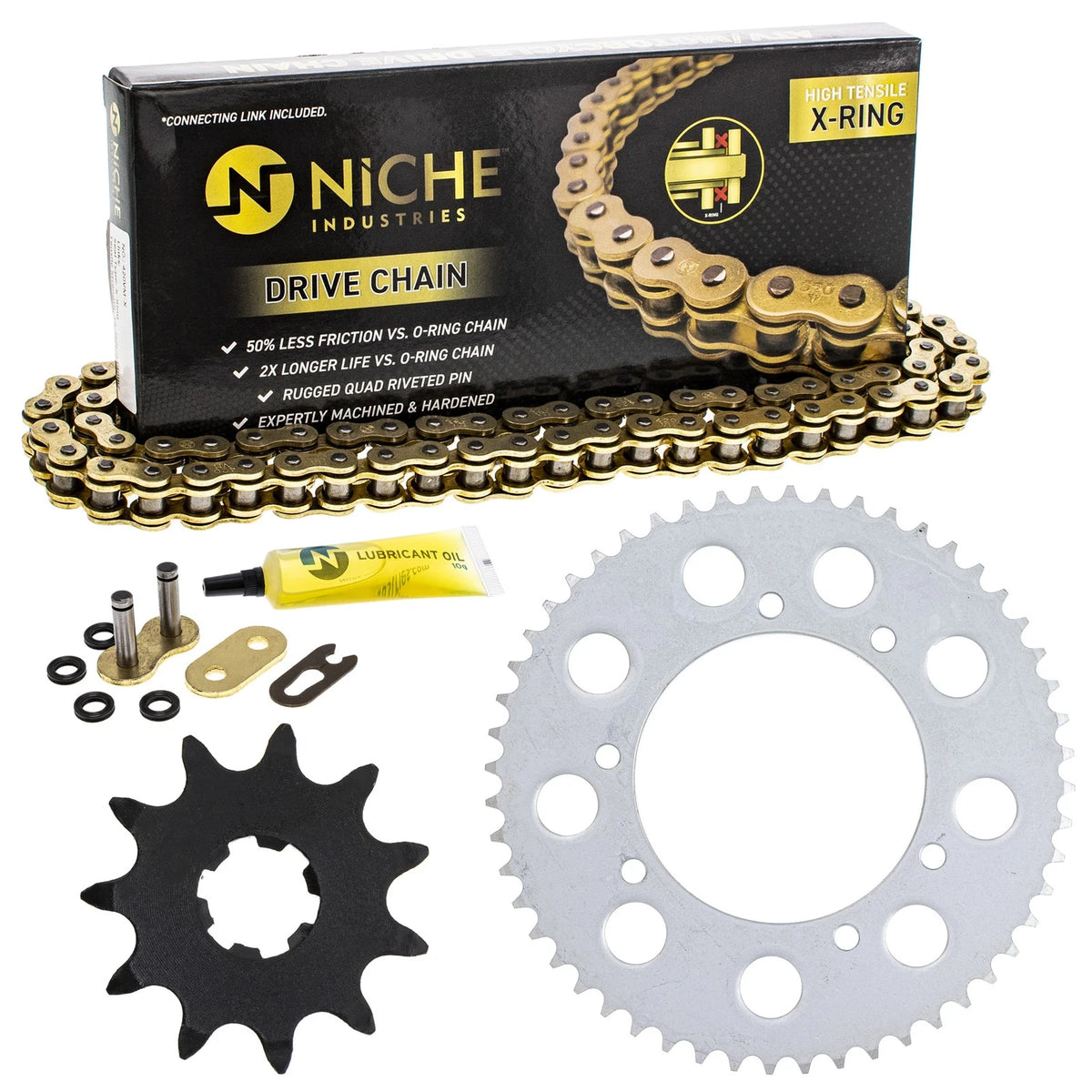 Sprocket Chain Set 11/53 Tooth for Aprilia RX 50 (MK1005102, 519-KCS1574K-K001)