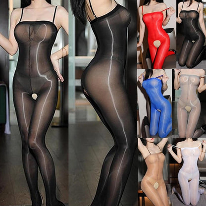 Crotchless Pantyhose for 8D Tights (Shiny, Sheer, Glossy)