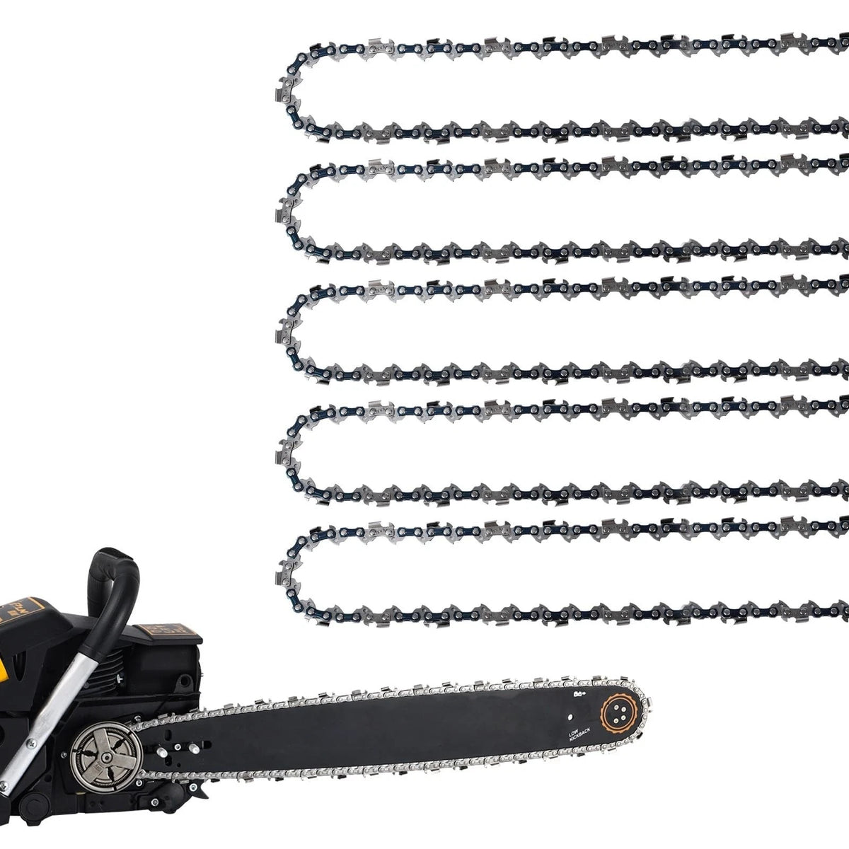 5 Pack 16 Inch Chainsaw Chain 56 Drive Links .043" Gauge 3/8" Pitch