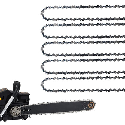 5 Pack 16 Inch Chainsaw Chain 56 Drive Links .043" Gauge 3/8" Pitch