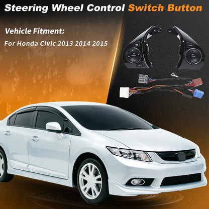 Steering Wheel Cruise Audio Control Switch 35880TR6A02 for Honda Civic (2013–2015)