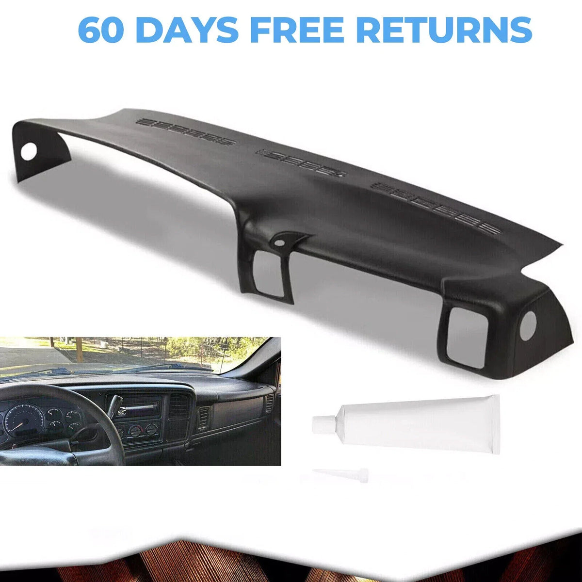 ABS Molded Dash Cap Board Cover for Silverado Sierra (1999–2006)