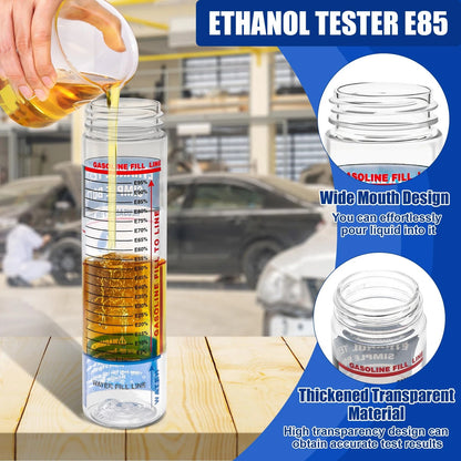 2X E85 Ethanol Tester Bottle for Fuel Octane Level Testing