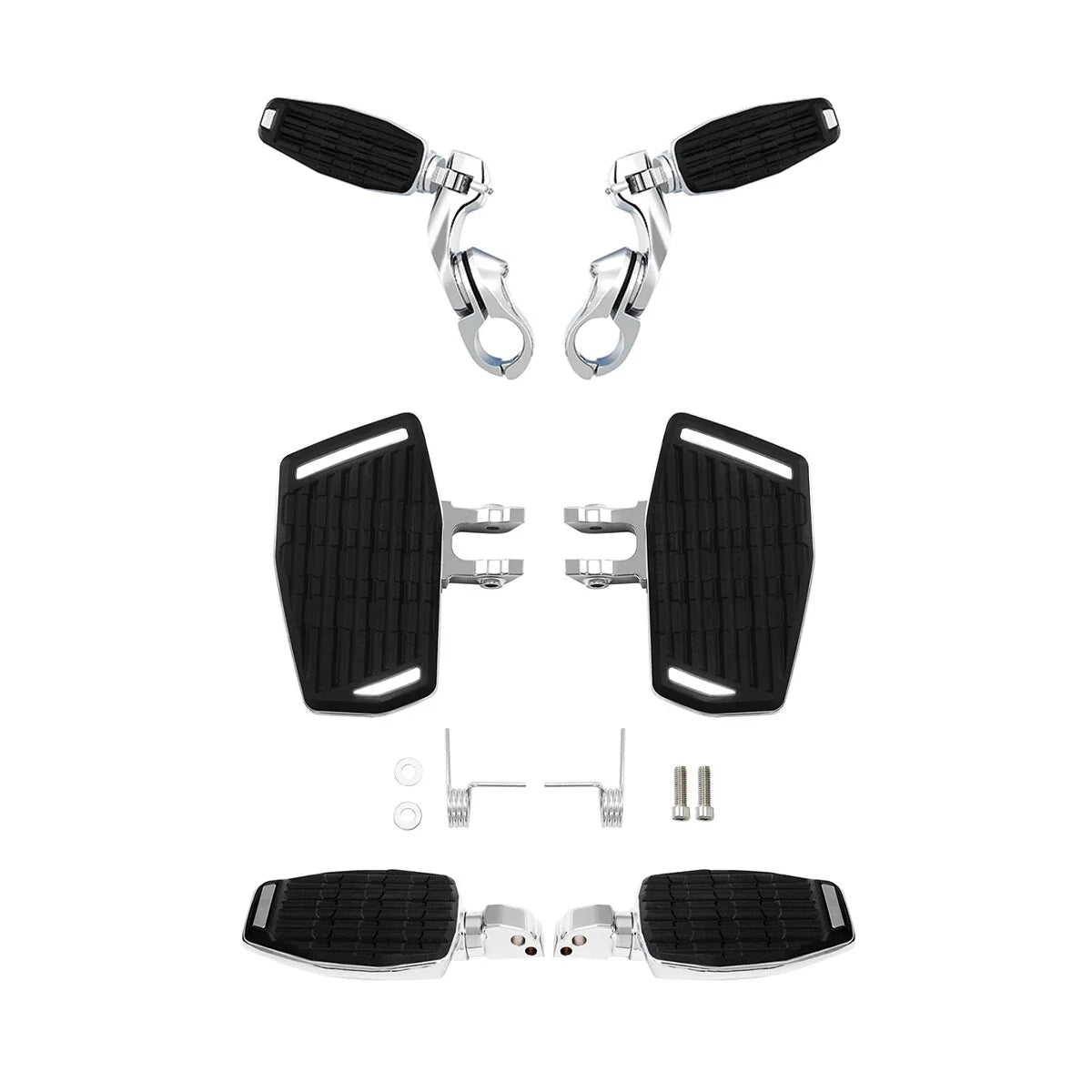 Driver Passenger Footboards & Footpegs Mount for BMW R18 B Transcontinental (2021–2024)