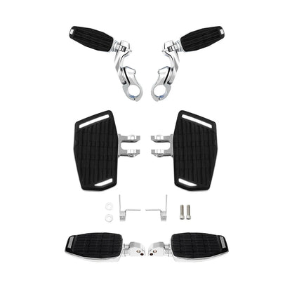 Driver Passenger Footboards & Footpegs Mount for BMW R18 B Transcontinental (2021–2024)