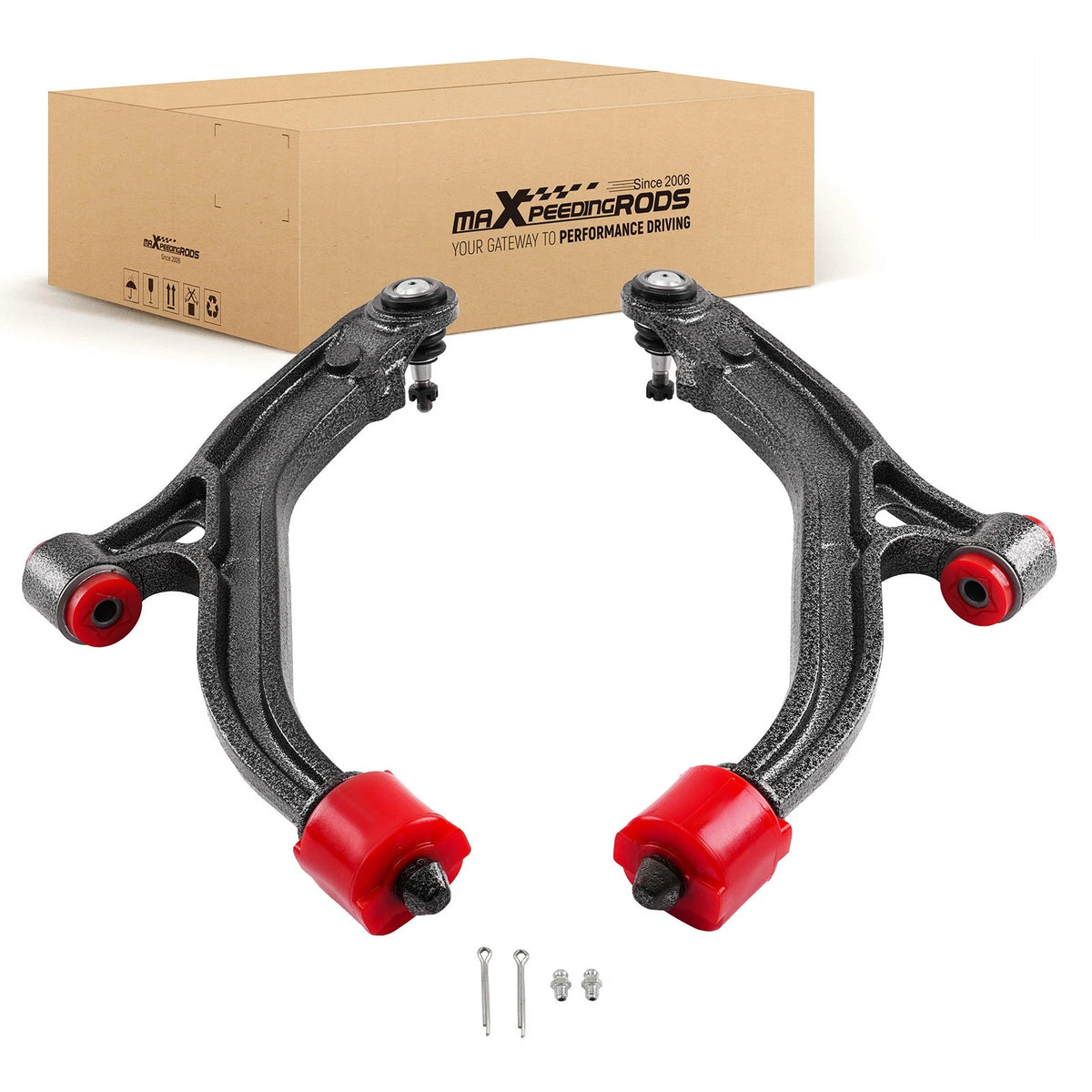 Pair Front Lower Control Arms Assembly for Dodge Voyager (2001–2003) O3QJI4