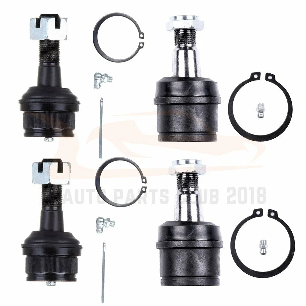 Set of 4 Front Upper Lower Ball Joints for Ford F-250 4x4 (1980–1996)