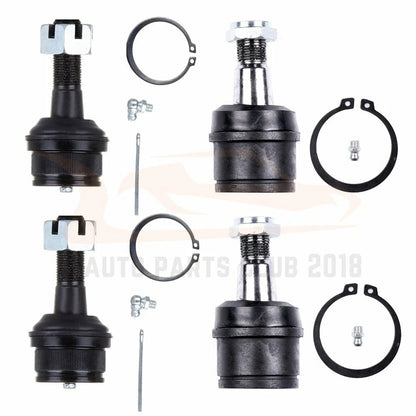 Set of 4 Front Upper Lower Ball Joints for Ford F-250 4x4 (1980–1996)