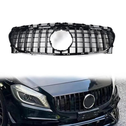 Front Bumper Grille for Benz CLA Class W177 C117 (2015–2019) Black