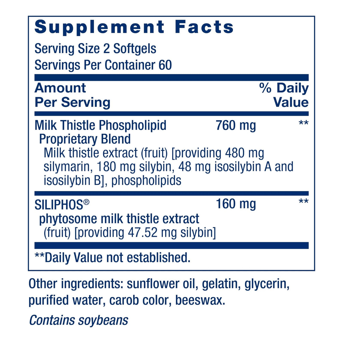 Life Extension Advanced Milk Thistle for Liver Support 120 Count