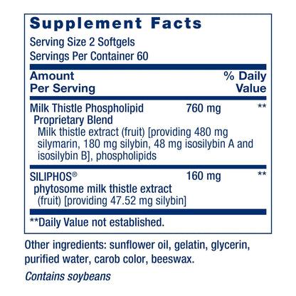 Life Extension Advanced Milk Thistle for Liver Support 120 Count