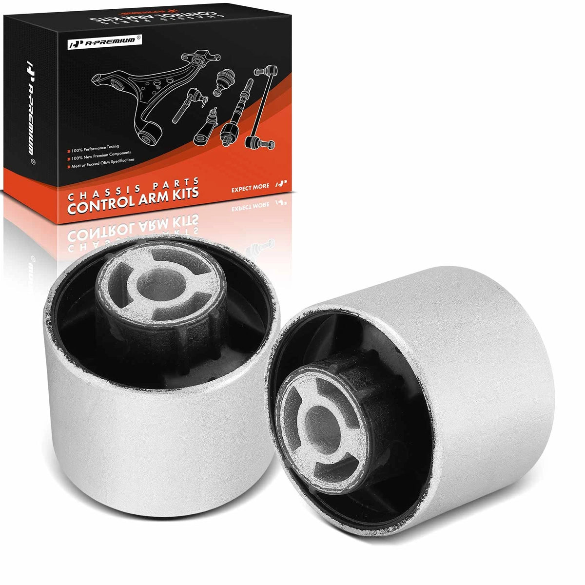 2X Rear Lower Bushing for VW Jetta Passat Golf Tiguan Audi Q3 (2006–2023) - 1K0505541C, 1K0505541D, 5Q0505541A, GS70407