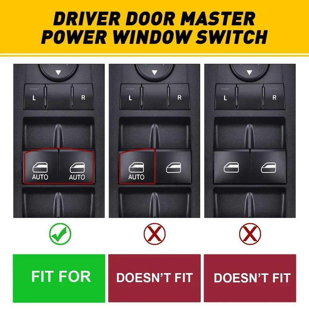 Master Power Window Switch for Chrysler 200 (2015–2017) 11 Pins UV