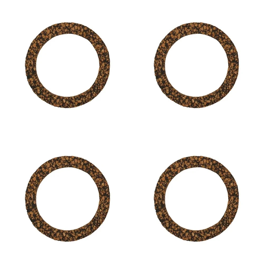 Set of 4 Cork Fuel Sediment Bowl Gaskets for John Deere, Massey Harris (Fits 50)