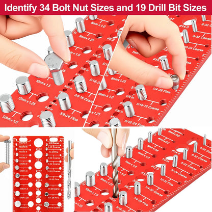 17 Inch & 17 Metric & 19 Drill Gauges Set of 3