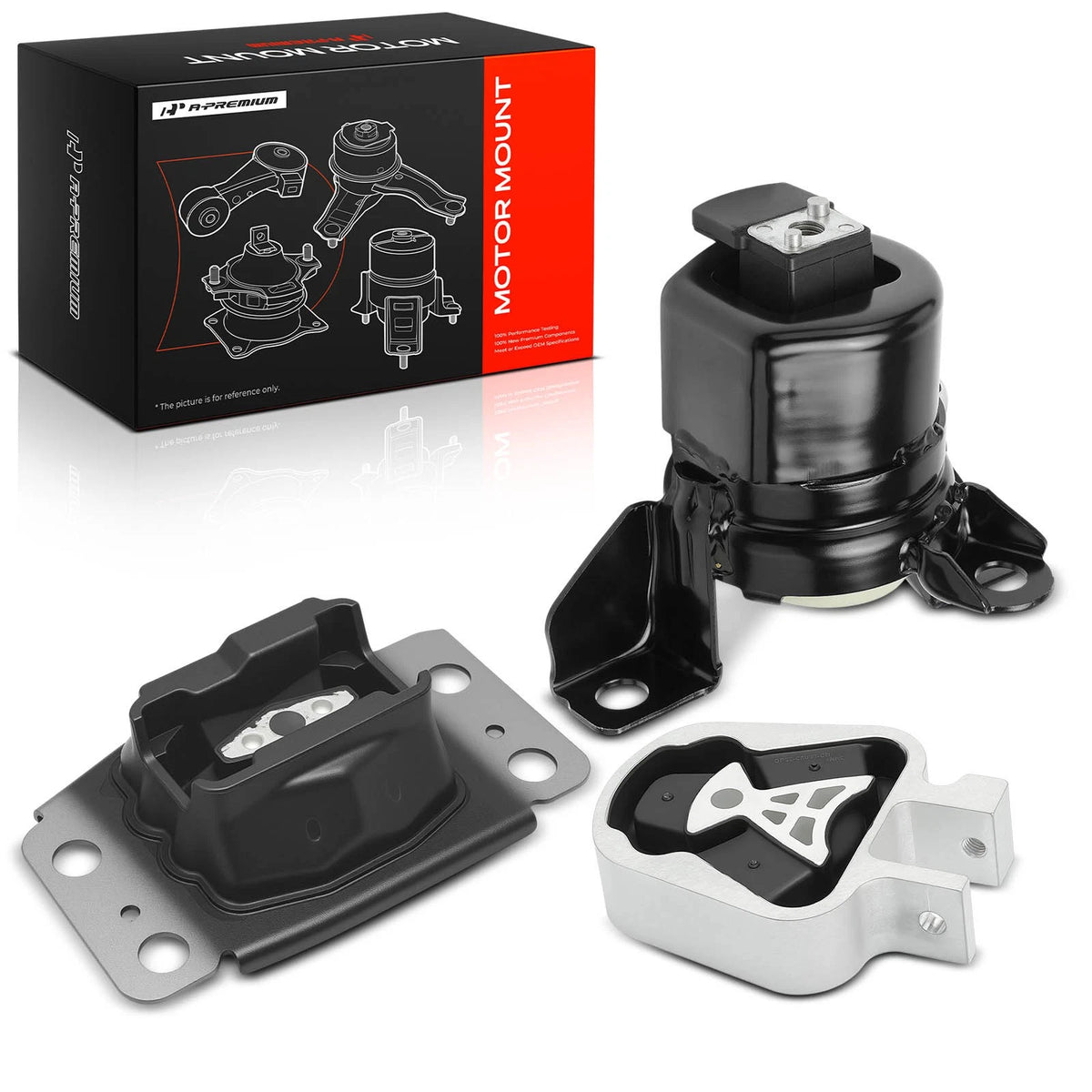 3X Engine Motor & Transmission Mount for Ford Fusion (2013–2016) 6G9Z6068A, DG9Z6038H, DP5Z6068A