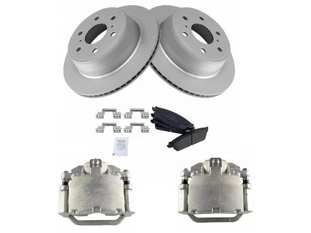 Set of 4 Brake Pad Rotor Caliper for Cadillac Escalade EXT (2007–2013) 63762TDYK