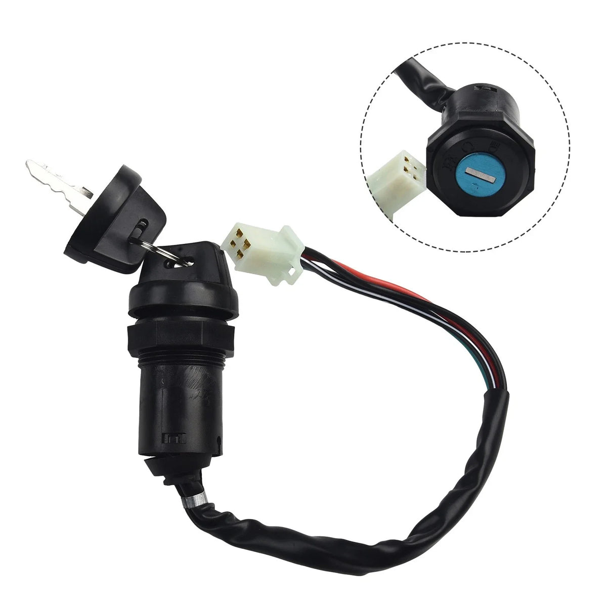 4 Pin Ignition Switch Key Set for ATV Dirt Bike