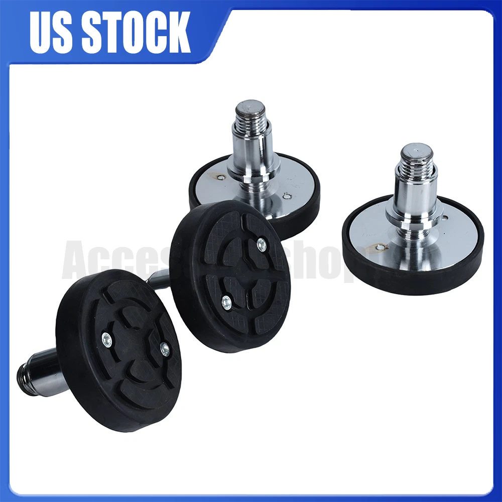 Set of 4 Car Lift Adapter 35mm with Rubber Lift Pads for CLACLRP354